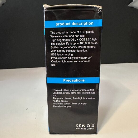 TETRABEAM RECHARGEABLE TACTICAL FLASHLIGHT WITH ADVANCED COB LED TECH - USB RECH - Picture 14 of 14